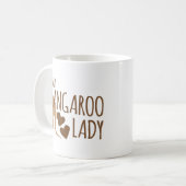 Crazy Kangaroo Lady Koffiemok (Voorkant links)