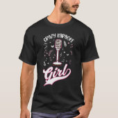 Crazy Karaoke Girl T-shirt (Voorkant)