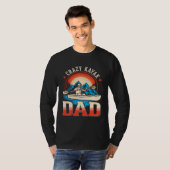 Crazy Kayak Dad Kayaker Father Kayak T-shirt (Voorkant volledig)