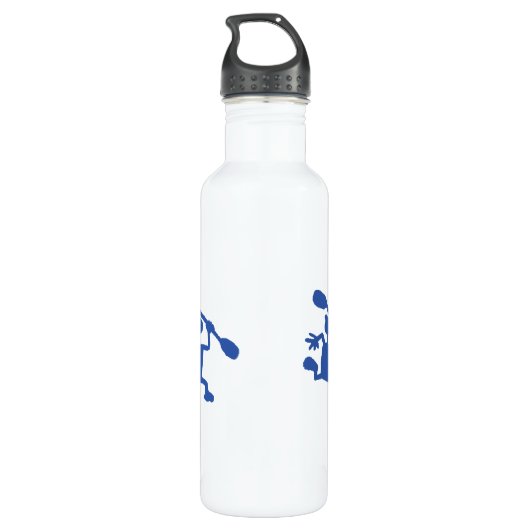 Crazy Kayak Let's Yak Waterfles (Achterkant)