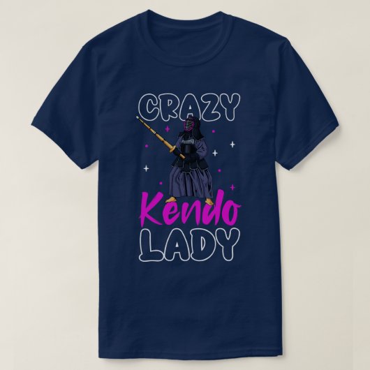 Crazy Kendo Lady Kendo T-shirt (Design voorkant)
