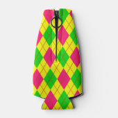 Crazy Kinder Colors-Argyle 6-ZIPPERED FLES COOLER (Achterkant)