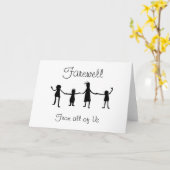 Crazy Kinder Farewell Kaart (Gele Bloem)