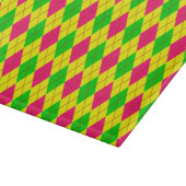 Crazy Kinder kleuren Argyle 6-11x8 CUTTING BOARD Snijplank (Hoek)