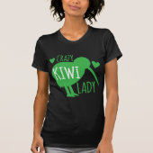 Crazy Kiwi Lady T-shirt (Voorkant)
