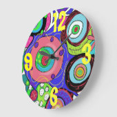 Crazy klok door Cindy Ginter (Hoek)