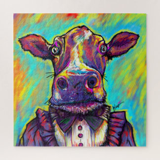 Crazy Koe Man Puzzle Legpuzzel