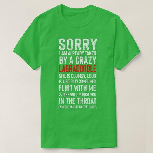 Crazy Labradle Meme Humor T-shirt (Design voorkant)