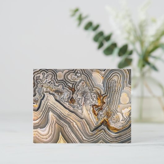 Crazy Lace Agate Briefkaart (Staand voorkant)