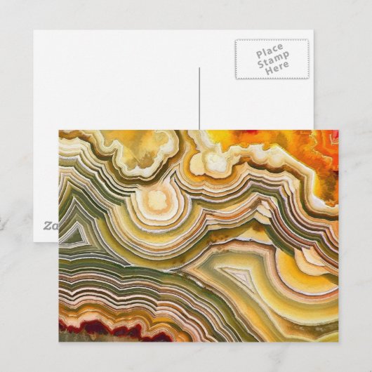 Crazy Lace Agate Fantasy Opus 02 Briefkaart (Voorkant / Achterkant)