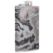 Crazy Lace Agate Gemstone Photo Flask Heupfles (Rechts)