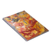 Crazy Lace Agate Patroon Notitieboek (Rechterzijde)
