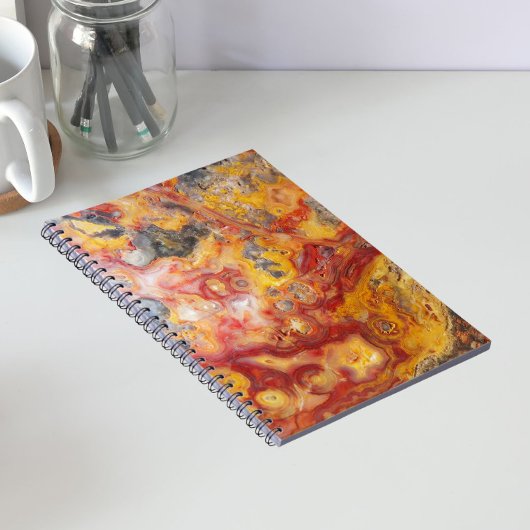 Crazy Lace Agate Patroon Notitieboek