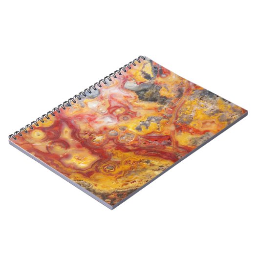 Crazy Lace Agate Pattern Notitieboek (Linkerzijde)