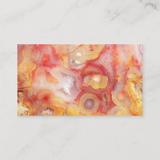 Crazy Lace Agate Pattern Visitekaartje (Achterkant)