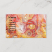Crazy Lace Agate Pattern Visitekaartje (Voorkant)