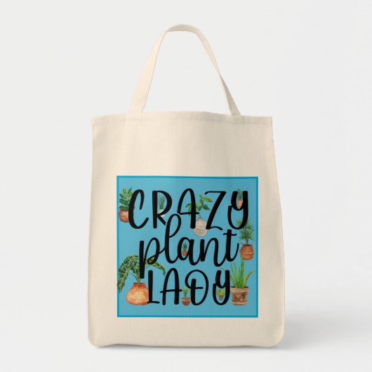 Crazy Lady Canvas tas (Voorkant)