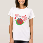 Crazy Ladybird Lady T-shirt (Voorkant)