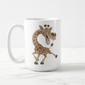 Crazy Laughing  Giraffe Koffiemok (Links)