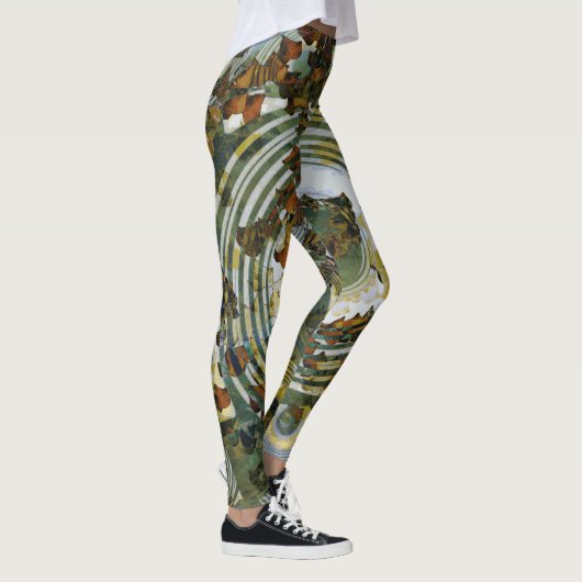 Crazy Leaf Camo Leggings (Rechts)