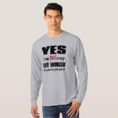 Crazy left Winger T-shirt (Voorkant volledig)