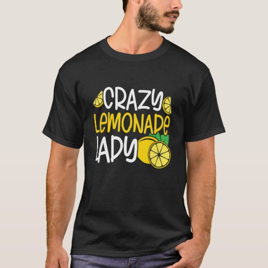 Crazy Lemon Juice Lemonade Juice T-shirt (Voorkant)