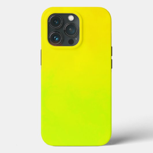 Crazy Lemon Yellow Colored iPhone Case (Achterkant)