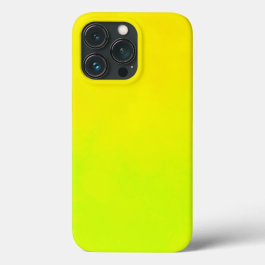 Crazy Lemon Yellow Colored iPhone Case (Achterkant)