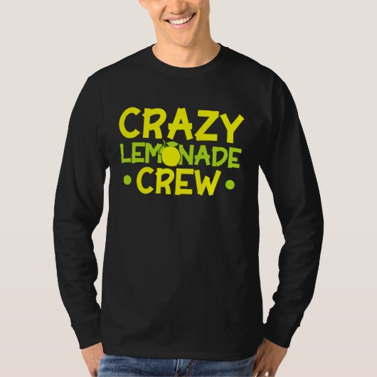 Crazy Lemonade Crew Lemonade Stand Lemon Juice Bus T-shirt (Voorkant)