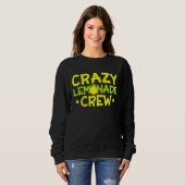 Crazy Lemonade Crew Lemonade Stand Lemon Juice Bus Trui (Voorkant volledig)