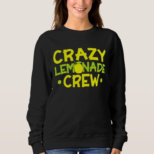Crazy Lemonade Crew Lemonade Stand Lemon Juice Bus Trui (Voorkant)