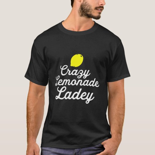 Crazy Lemonade Lady Summer Drink Lemon Juicy Summe T-shirt (Voorkant)