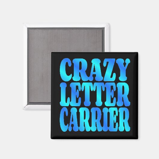 Crazy Letter Carrier Magneet (Voorkant / Achterkant)