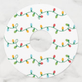 Crazy Lights Wijn Glass Labels (Voorkant)