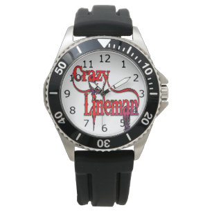 Crazy Lineman Horloge
