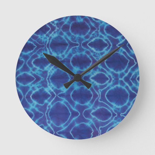 Crazy Lines Tie Dye - Paarse Ronde Klok (Voorkant)