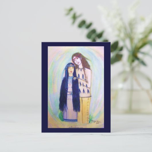 Crazy Love Briefkaart (Staand voorkant)