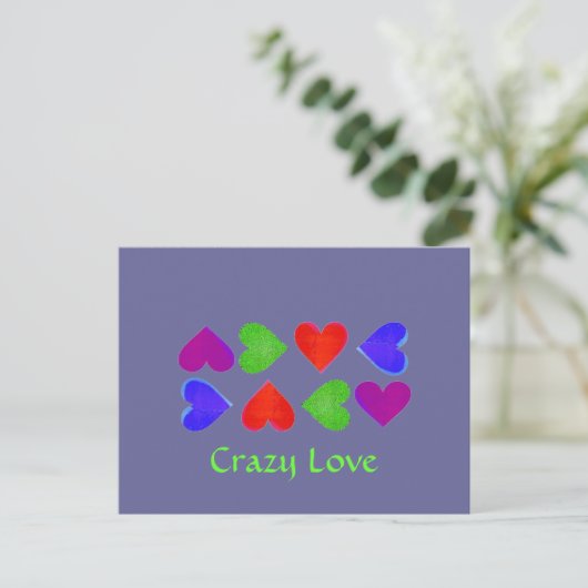 Crazy Love Briefkaarten (Staand voorkant)