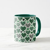 Crazy Love (Groen) Mok (Voorkant rechts)