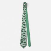 Crazy Love (Groen) Stropdas (Voorkant)