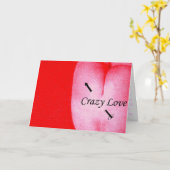 Crazy Love Kaart (Gele Bloem)