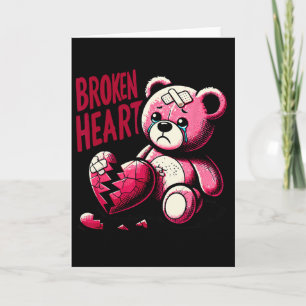 Crazy Love Pijn Gebroken Hart Pijn Beer Valentijns Kaart