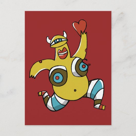 Crazy Love van Sian Elliot Briefkaart (Voorkant)