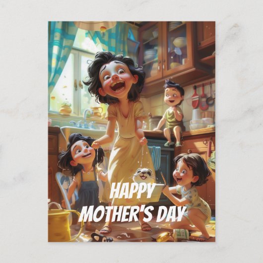 Crazy Ma Briefkaart (Voorkant)