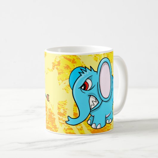 Crazy Mad Elephant Mok (Voorkant rechts)