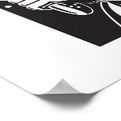 Crazy Mad Scientist Test Tube Poster (Hoek)