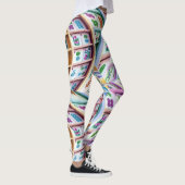 Crazy Mah Jongg Tiles Leggings (Rechts)