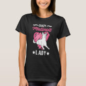 Crazy Malinois Lady Belgium Malinois T-shirt (Voorkant)