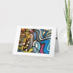 CRAZY MAN-HOPE YOUR BIRTHDAY IS PSYCHEDELIC KAART