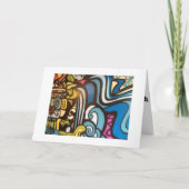 CRAZY MAN-HOPE YOUR BIRTHDAY IS PSYCHEDELIC KAART (Voorkant)